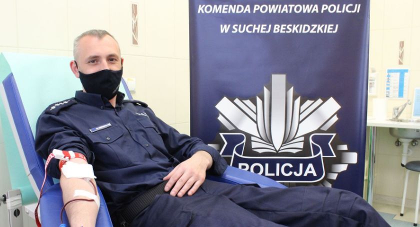 Akcja „102 litry krwi na 102. rocznicę powstania Policji”.