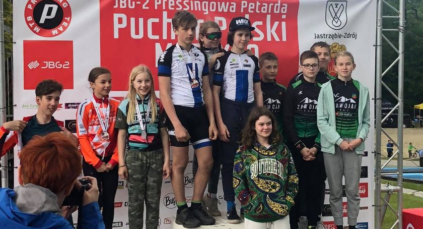 Kolarze Zawojaka na czołowych miejscach w zawodach Pucharu Polski