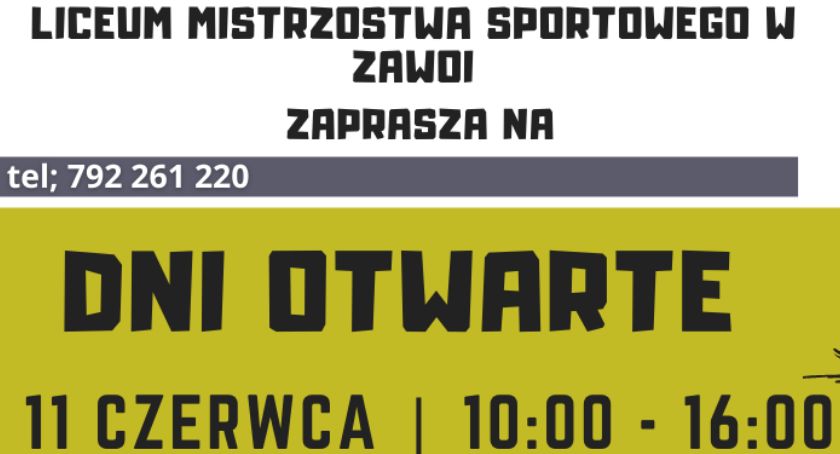 Dni otwarte liceum sportowego w Zawoi