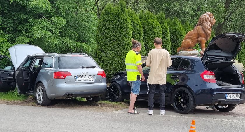 Jedna osoba została ranna w wypadku w Bystrej Podhalańskiej 