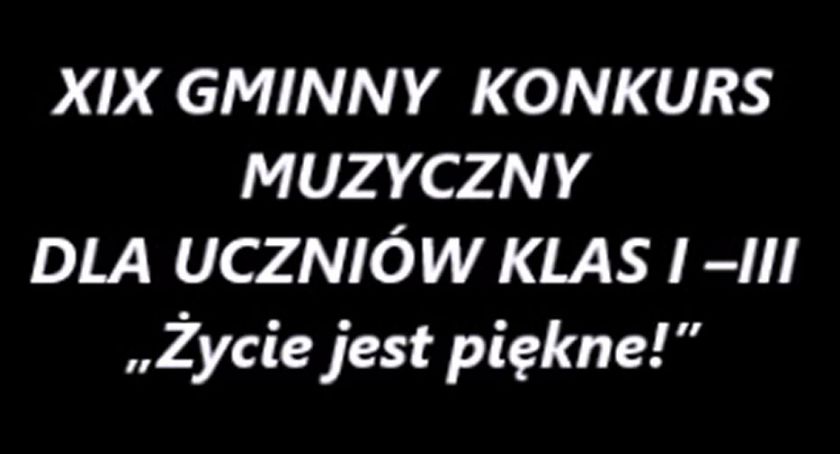  XIX  konkurs muzyczny dla uczniów klas I-III w Gminie Maków Podhalański