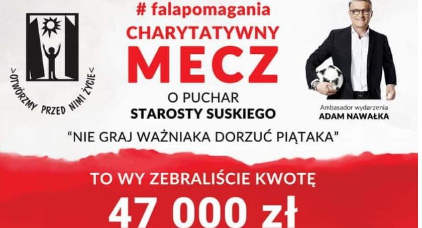 #falapomagania zebrano 47 tyś. złotych na rzecz dzieci z niepełnosprawnościami z OREW W Tarnawie Górnej