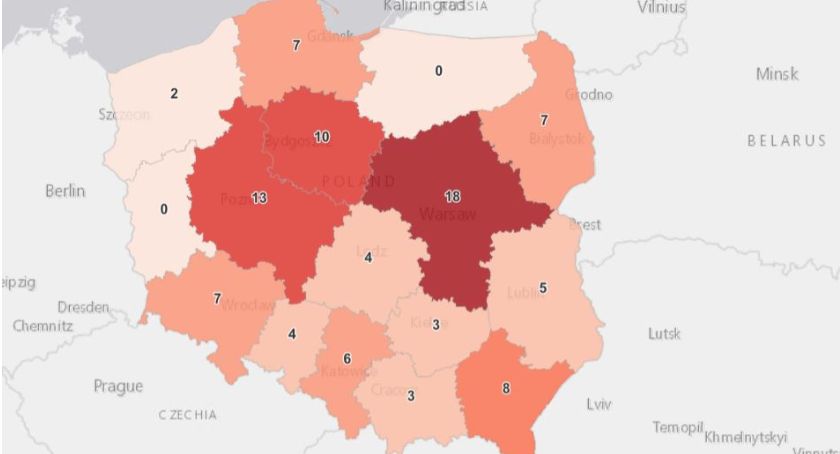 Więcej zakażonych niż ozdrowieńców 