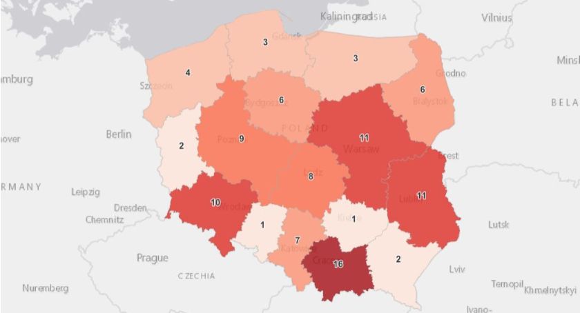 Małopolska dziś najgorsza! A jak wypada powiat suski?