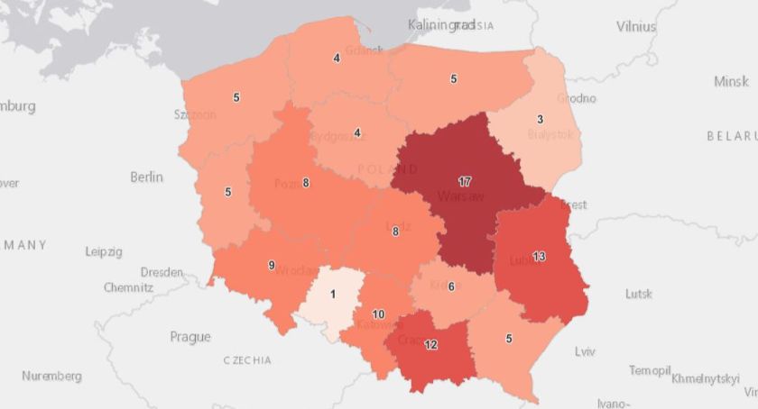 Więcej zakażonych niż ozdrowieńców