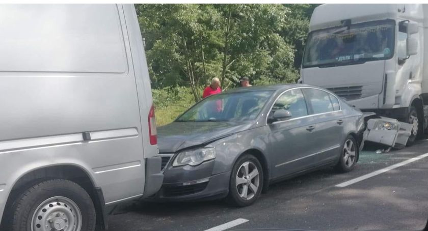 Kolizja na krajowej 28  