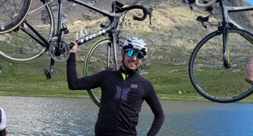 Grzegorz Guzik na trasie Giro d’Italia