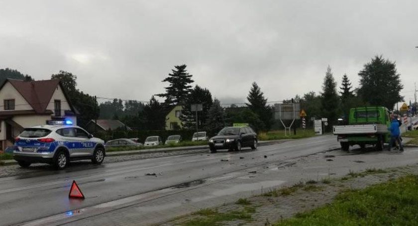 Czołówka podczas hamowania 