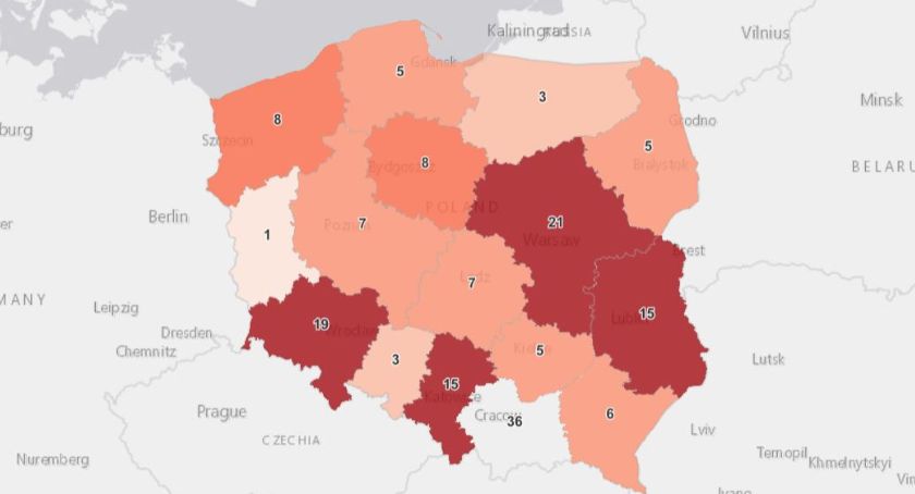 Przybywa zakażonych 