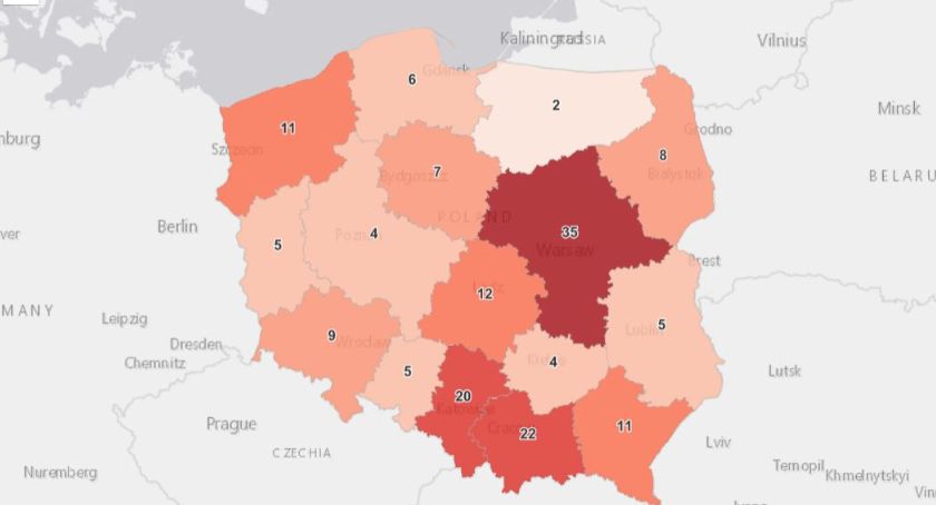Dziś najwięcej zakażeń na Mazowszu. A jak wygląda sytuacja w powiecie suskim?