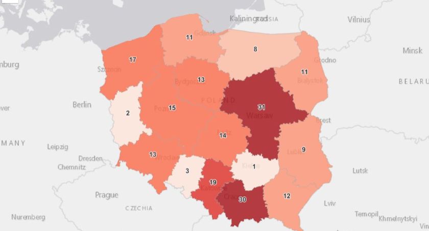 Najnowsze dane epidemiczne - nowy przypadek w powiecie suskim 