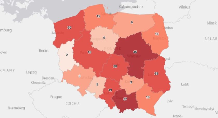 Ponownie większa ilość zakażeń 