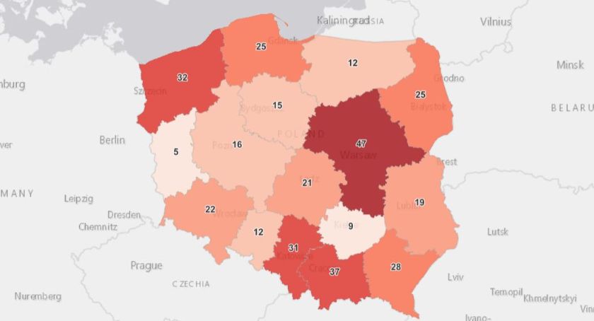 Gwałtowny wzrost zakażeń koronawirusem 