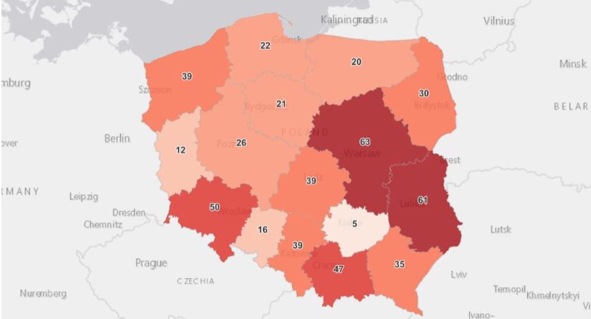 Dziś już ponad pół tysiąca zakażonych