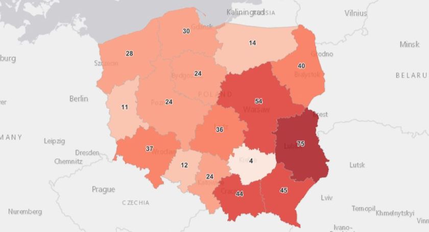 Ponownie ponad pół tysiąca zakażonych 