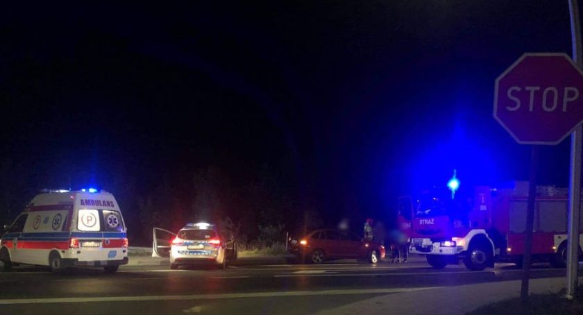 Nocna kolizja w Makowie Podhalańskim
