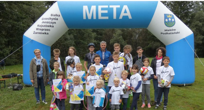 Rowerowe, terenowe zmagania w Makowie Podhalańskim