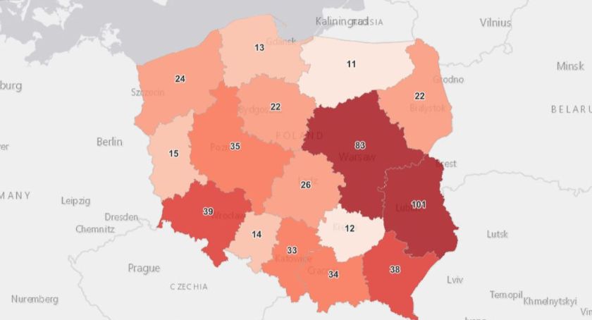 O ćwierć tysiąca mniej zakażonych niż wczoraj 