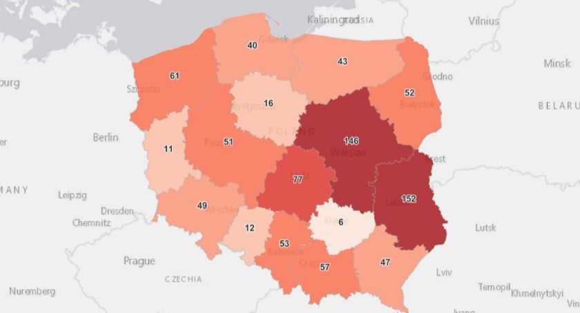 Dziś już blisko 900 zakażonych 