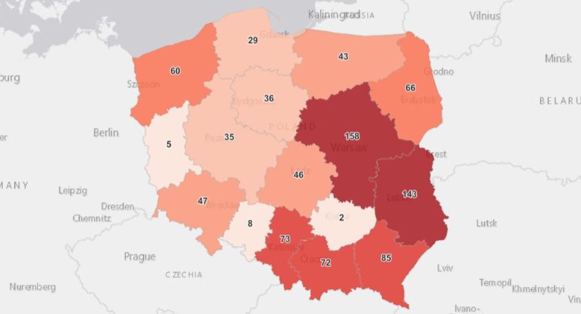 Więcej testów, więcej zakażonych 