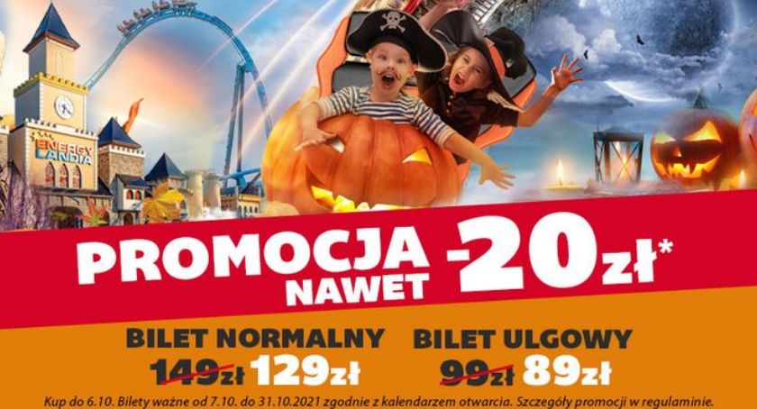 Straszna promocja na halloween w energylandii