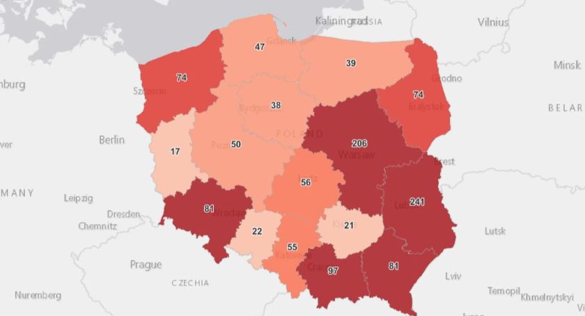 Ponownie ponad 1200 zakażonych 
