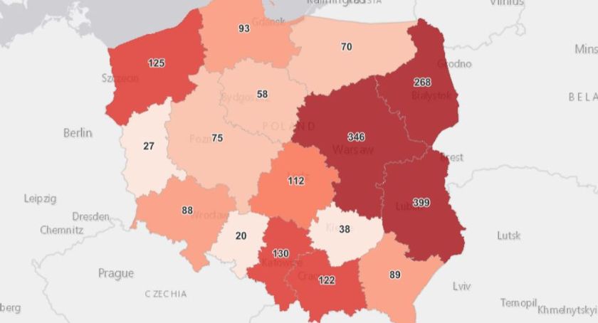 Kolejny duży przyrost zakażonych 