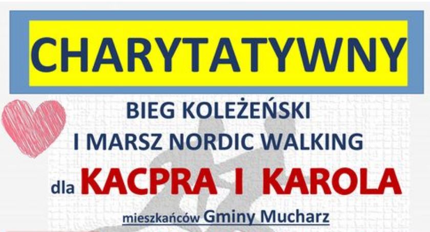 Charytatywny bieg i marsz dla Kacpra i Karola.