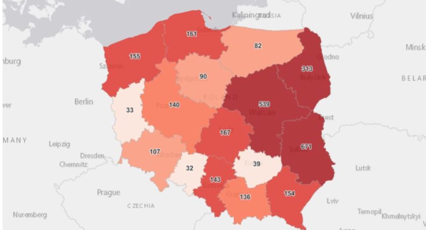 Pandemia koronawirusa „na równo”
