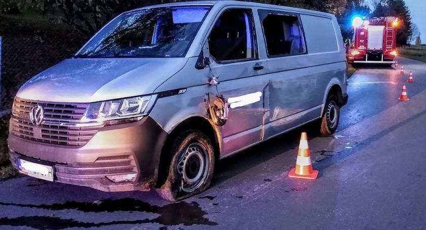 Ratując zwierzę, rozbił samochód 