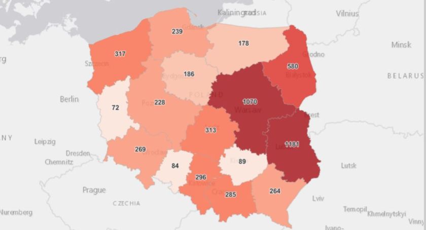 Przybywa zakażonych. A jak wygląda sytuacja w naszym powiecie?