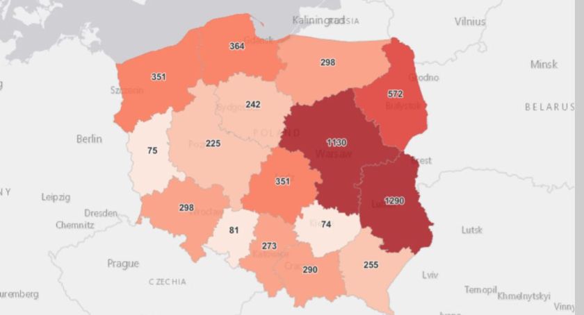 Ponownie ponad 6 tys. zakażonych. Sporo nowych przypadków w powiecie suskim
