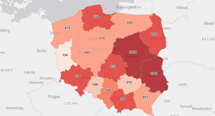 Bariera 10 tys. zakażeń przekroczona, przybywa też osób hospitalizowanych 