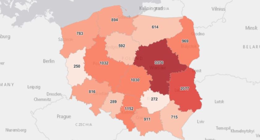 Jeszcze więcej zakażeń niż wczoraj. Dużo przypadków w powiecie suskim