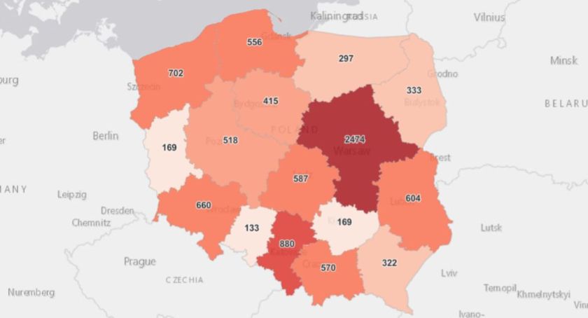 Weekend zrobił swoje w danych epidemicznych 