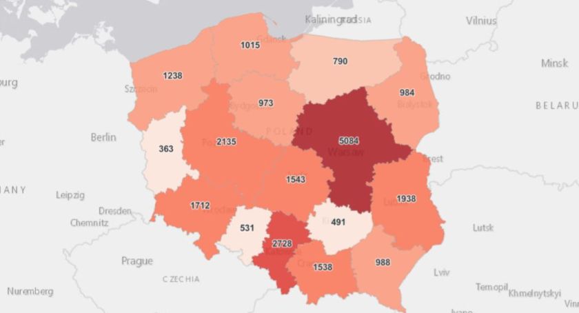 Ogromny przyrost zakażonych!
