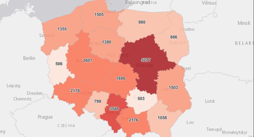 W Polsce rekordowa ilość zakażonych SARS-CoV-2. W powiecie 42 osoby z koronawirusem
