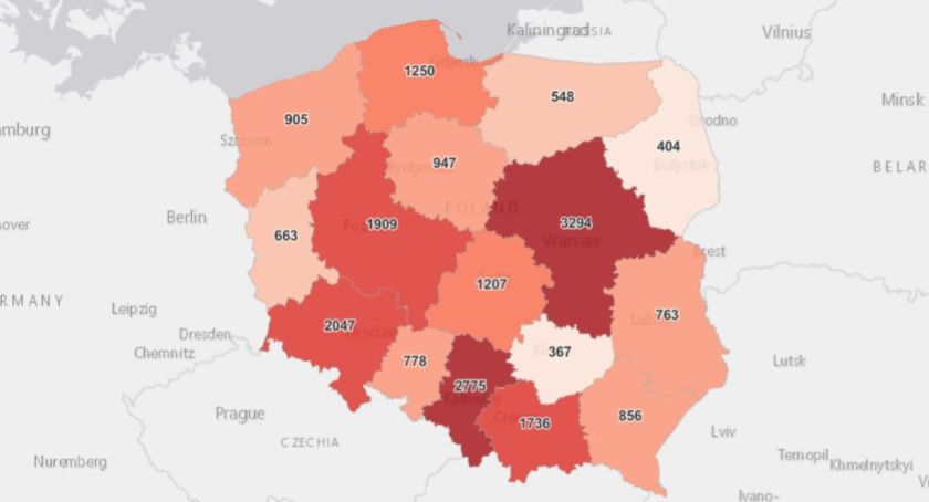 Niedzielny raport epidemiczny 