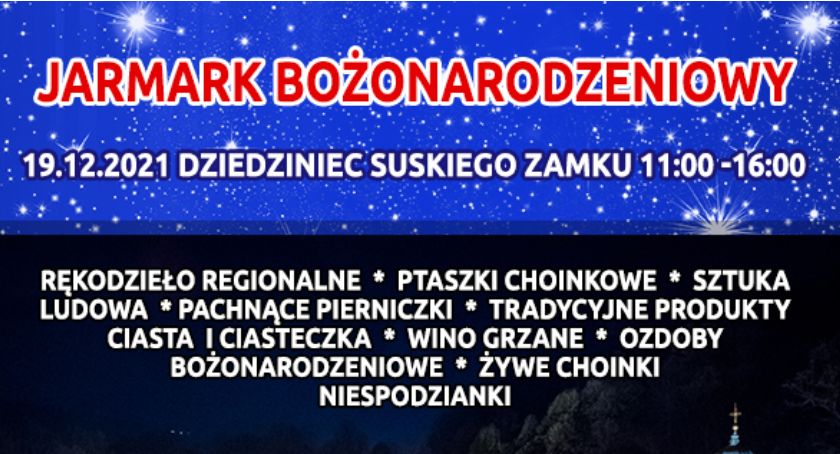 Jarmark Bożonarodzeniowy na dziedzińcu zamkowym 