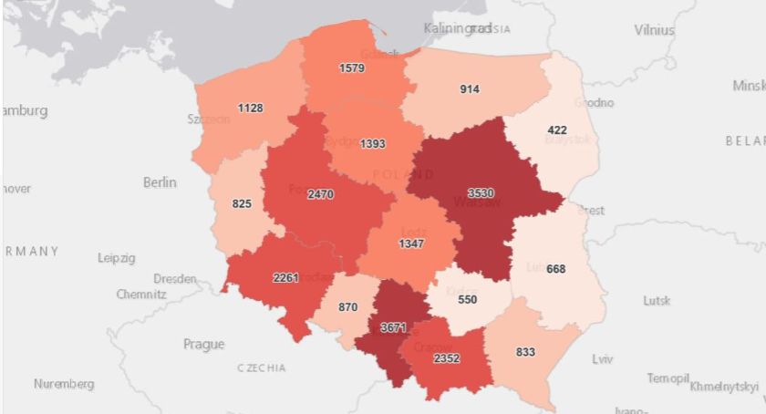 Mniej zakażonych, ale ponownie ogromna ilość zgonów 