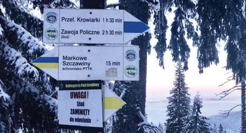 Zamknięto żółty szlak na Babią Górę. Zrobiło się niebezpiecznie