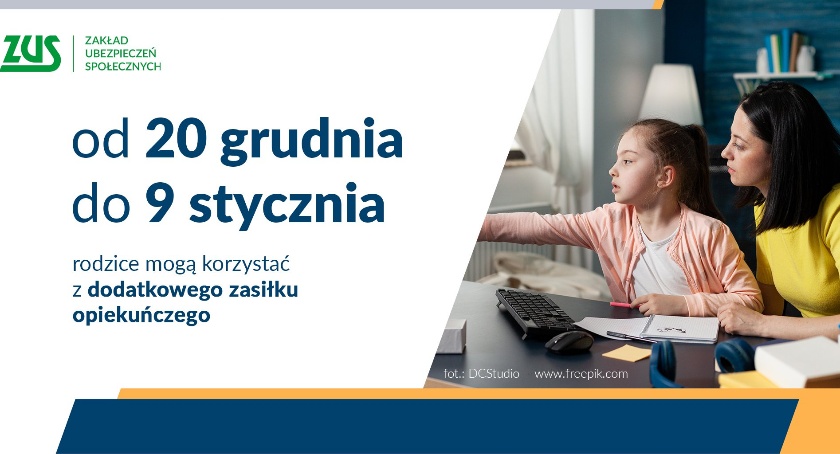 Dodatkowy zasiłek opiekuńczy od 20 grudnia   