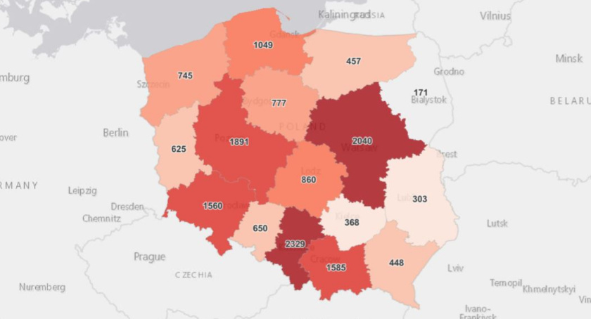 Niedzielny raport epidemiczny 