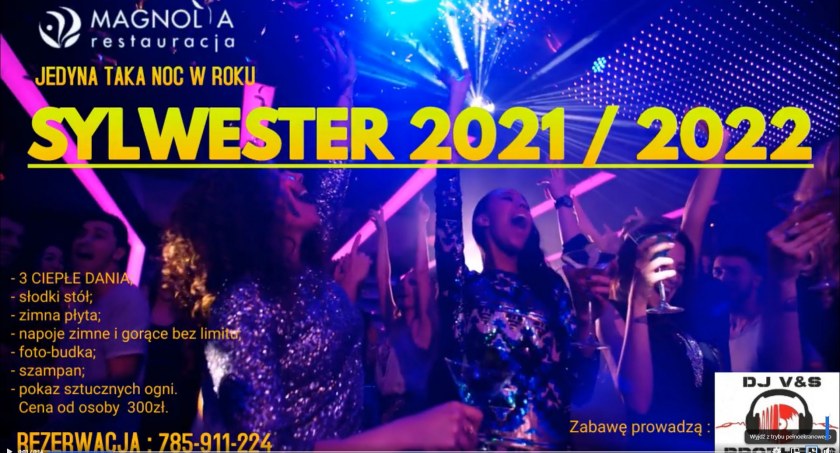 Bal Sylwestrowy w Restauracji Magnolia!