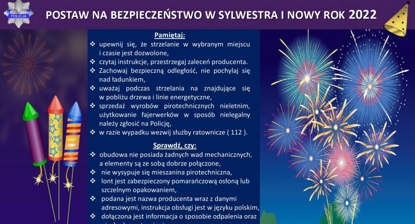 Fajerwerki - postaw na bezpieczeństwo!