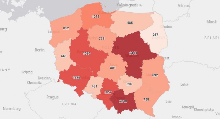 Drugi dzień wyraźnych wzrostów zakażeń 