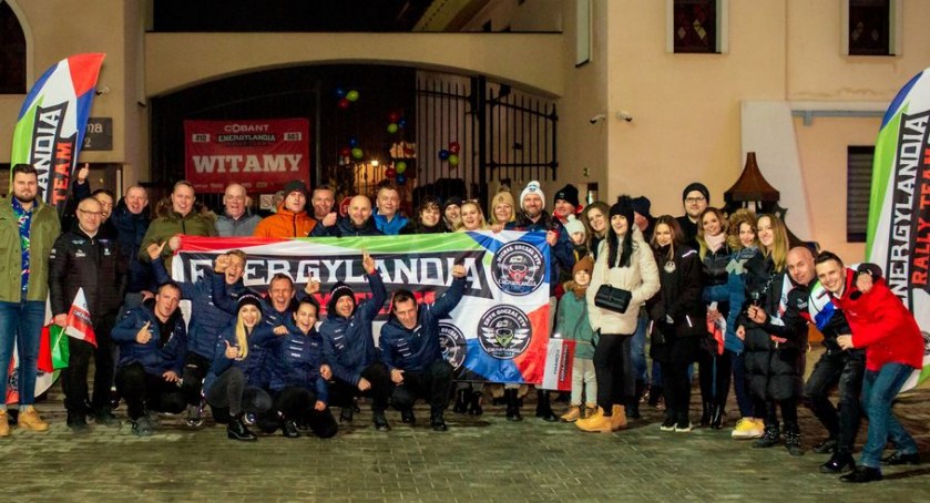 Huczne powitanie Cobant Energylandia Rally Team w domu!