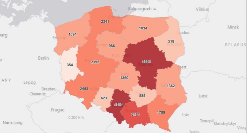 Ilość zakażeń koronawirusem wystrzeliła