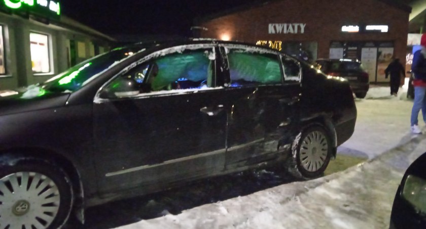 Staranował auto i znak. To już koniec wysypu kolizji?