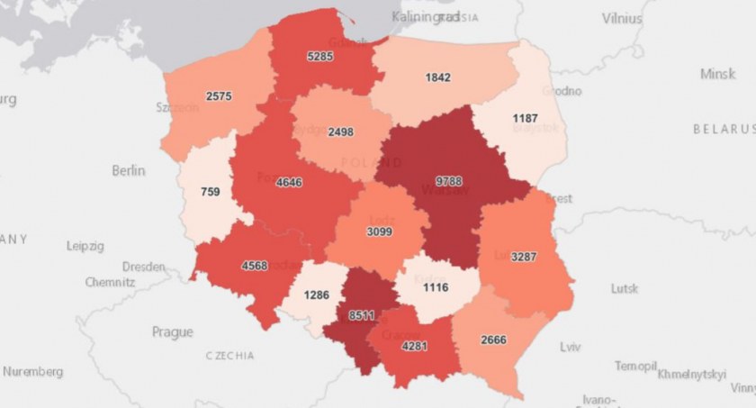 Dalszy wzrost zakażeń koronawirusem 